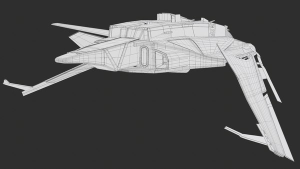 Sci-Fi Spaceship Light Fighter PBR 3D - TurboSquid 1727917