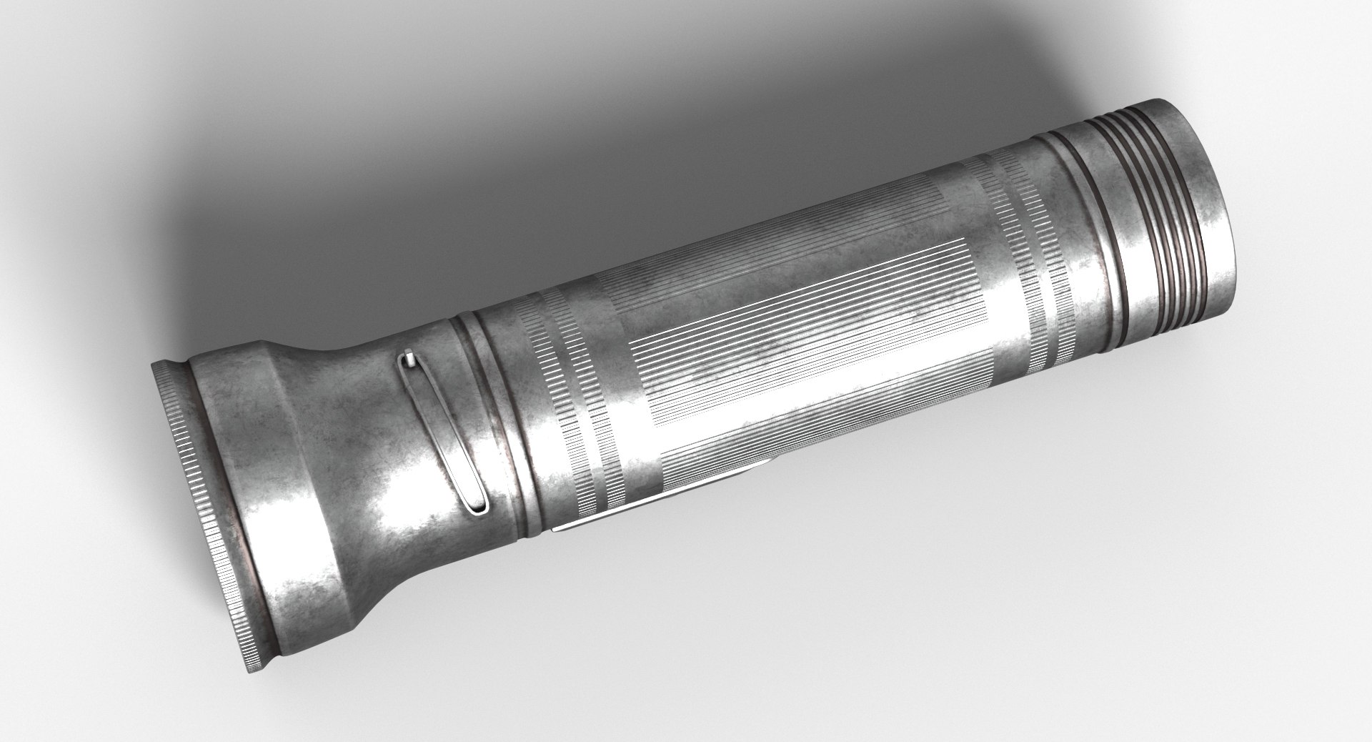 3d Flashlight Flash Light Model