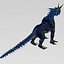 Sapphire Blue Fantasy Monster