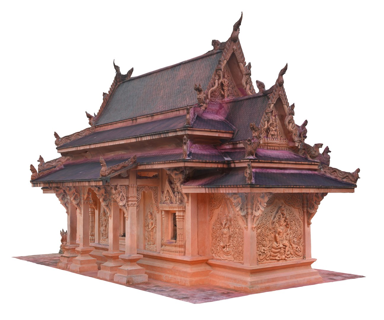 Ancient Temple 16 K 3D Model - TurboSquid 1251887