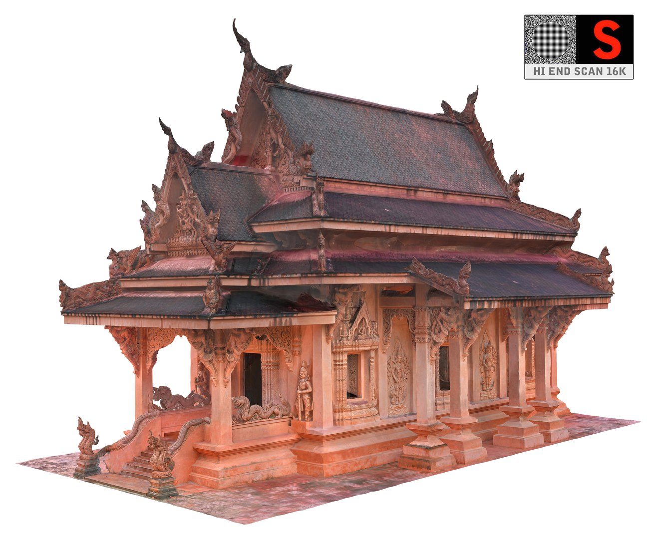 Ancient Temple 16 K 3D Model - TurboSquid 1251887