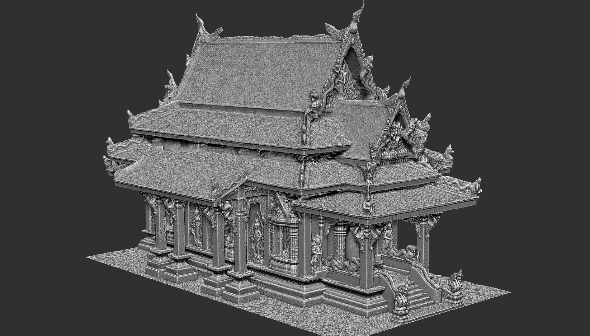 Ancient Temple 16 K 3D Model - TurboSquid 1251887