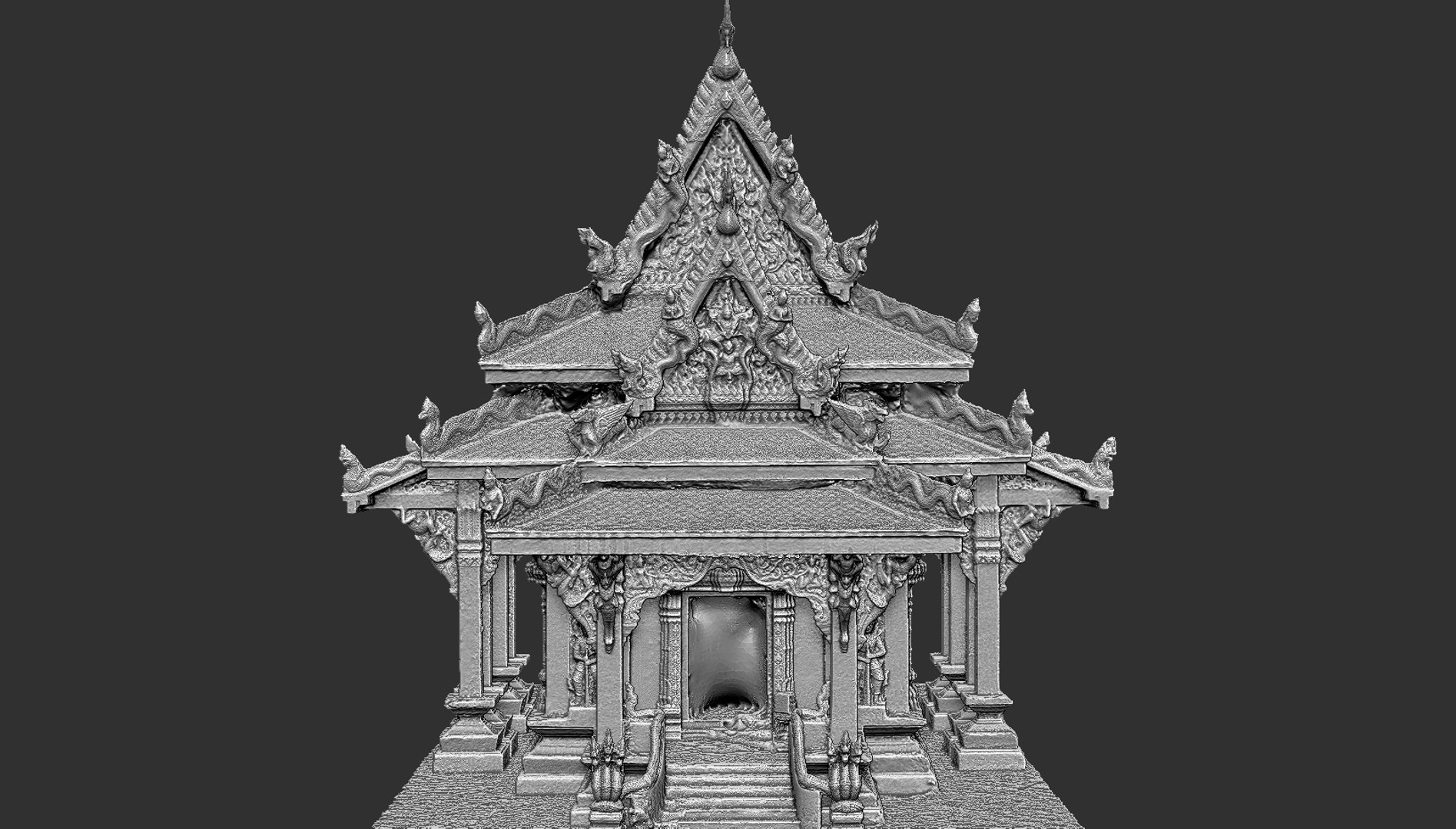 Ancient Temple 16 K 3D Model - TurboSquid 1251887