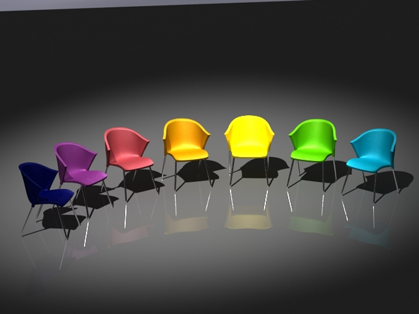 3d Model Chair Standard Materials