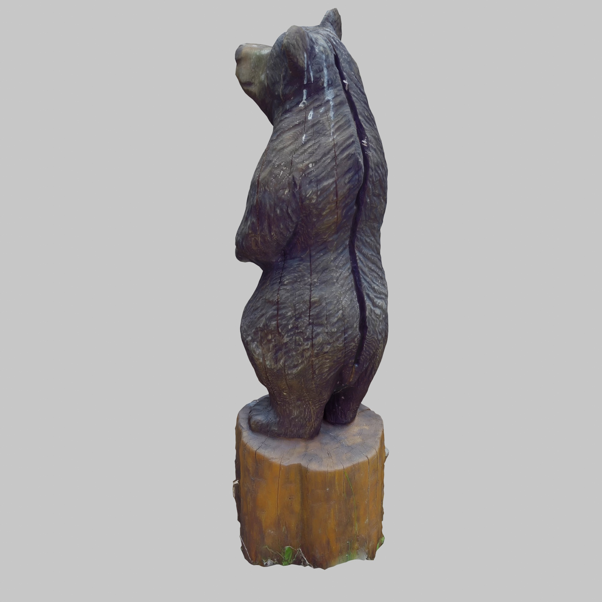 3D model wood bear sculpture - TurboSquid 1673260