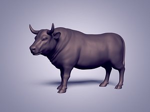 cow blender 3D model