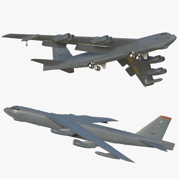 3D Stratofotress B52 SC model