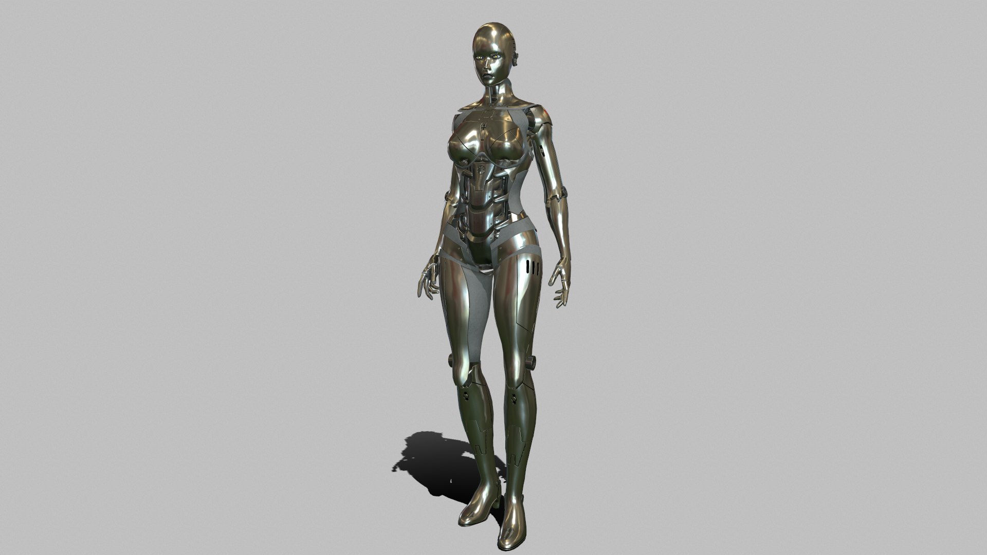 3D Android Girl - TurboSquid 2148558