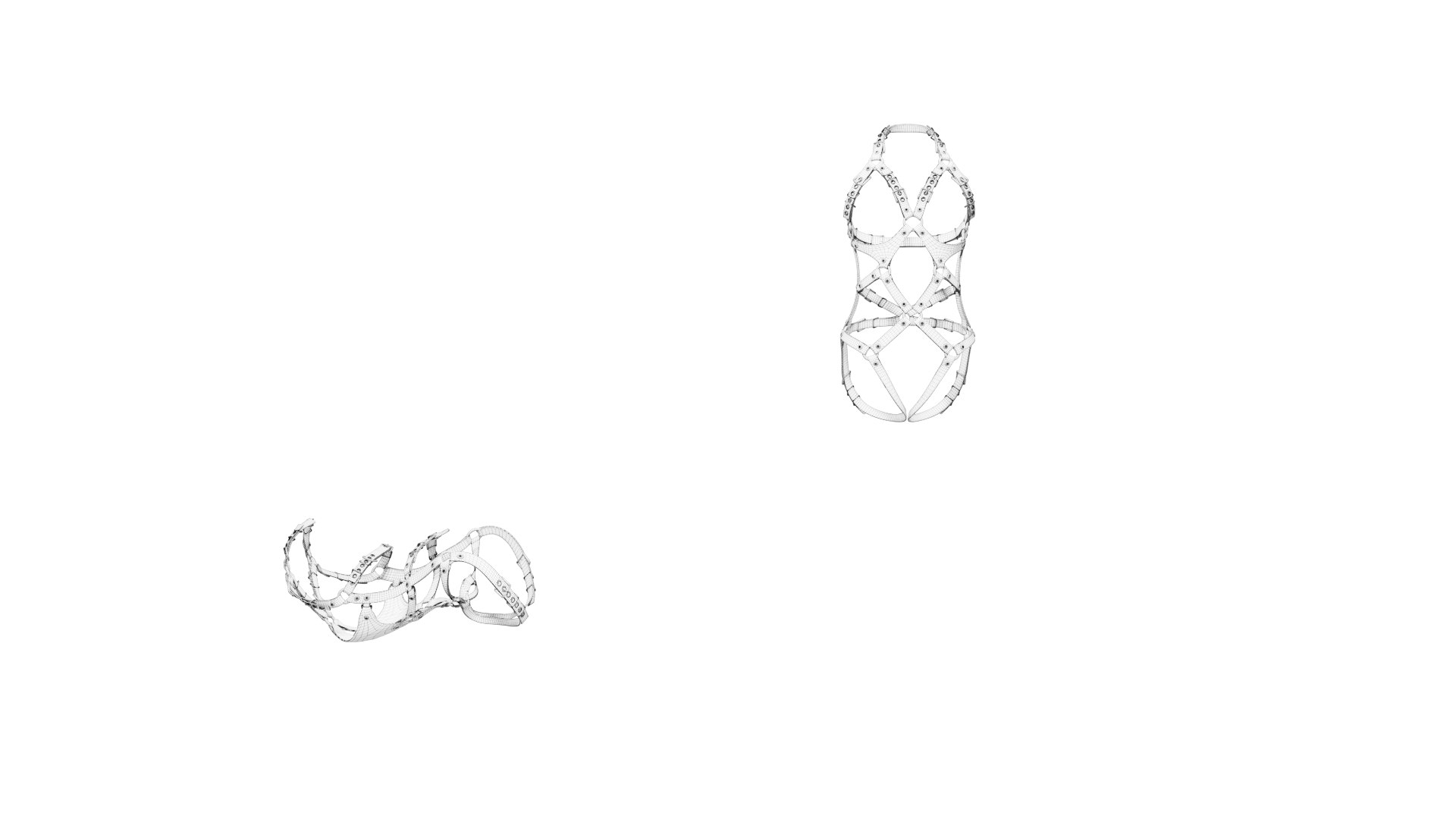 3D Female Harness - TurboSquid 2196699