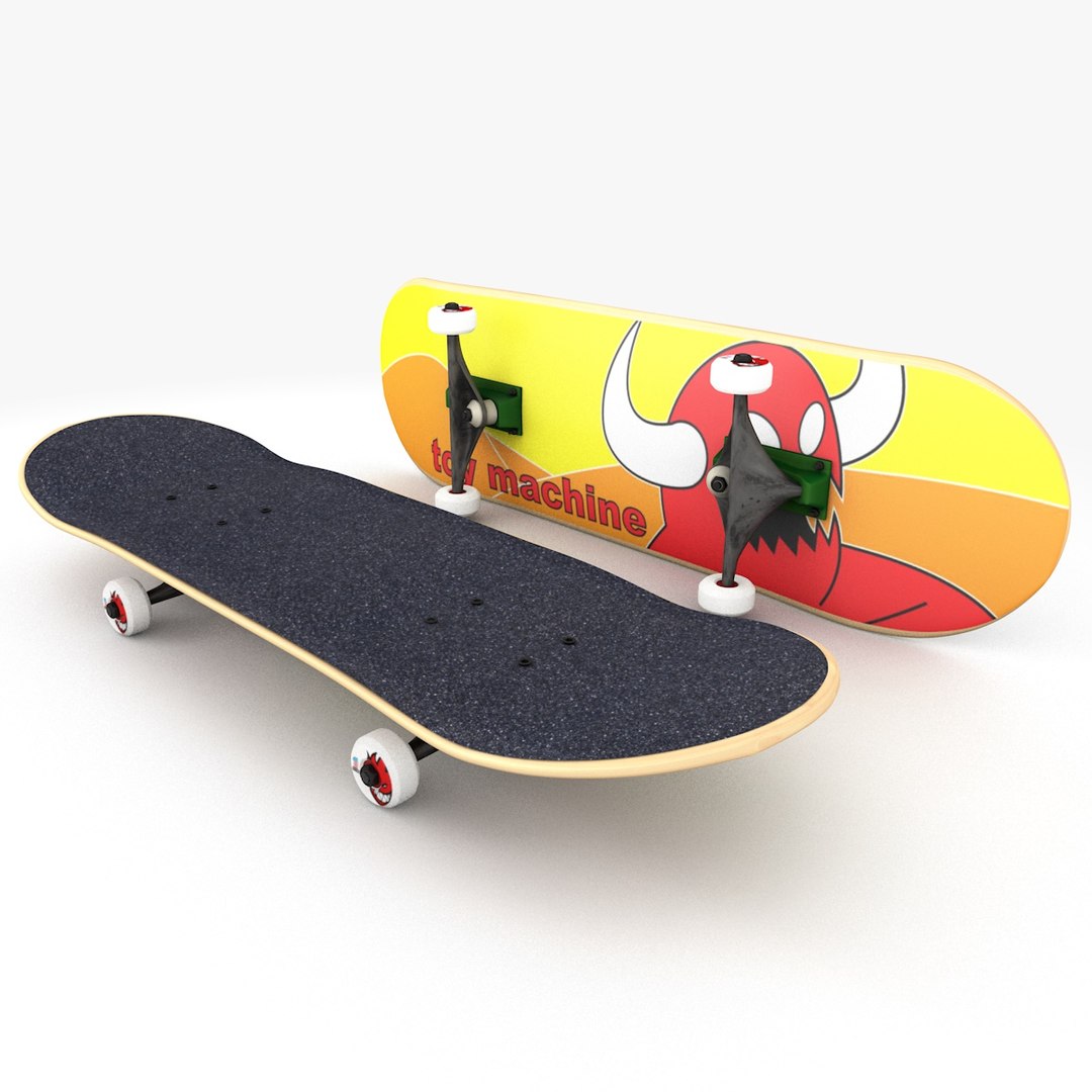 3d Fbx Skate Skateboard