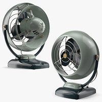 Vornado Desk Fan Retro Style 1950s Mint Green