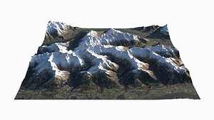Austrian mountains 3D
