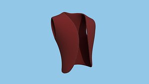 Red Pirate Vest - Character Design Fashion