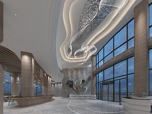 3D The Hotel Lobby