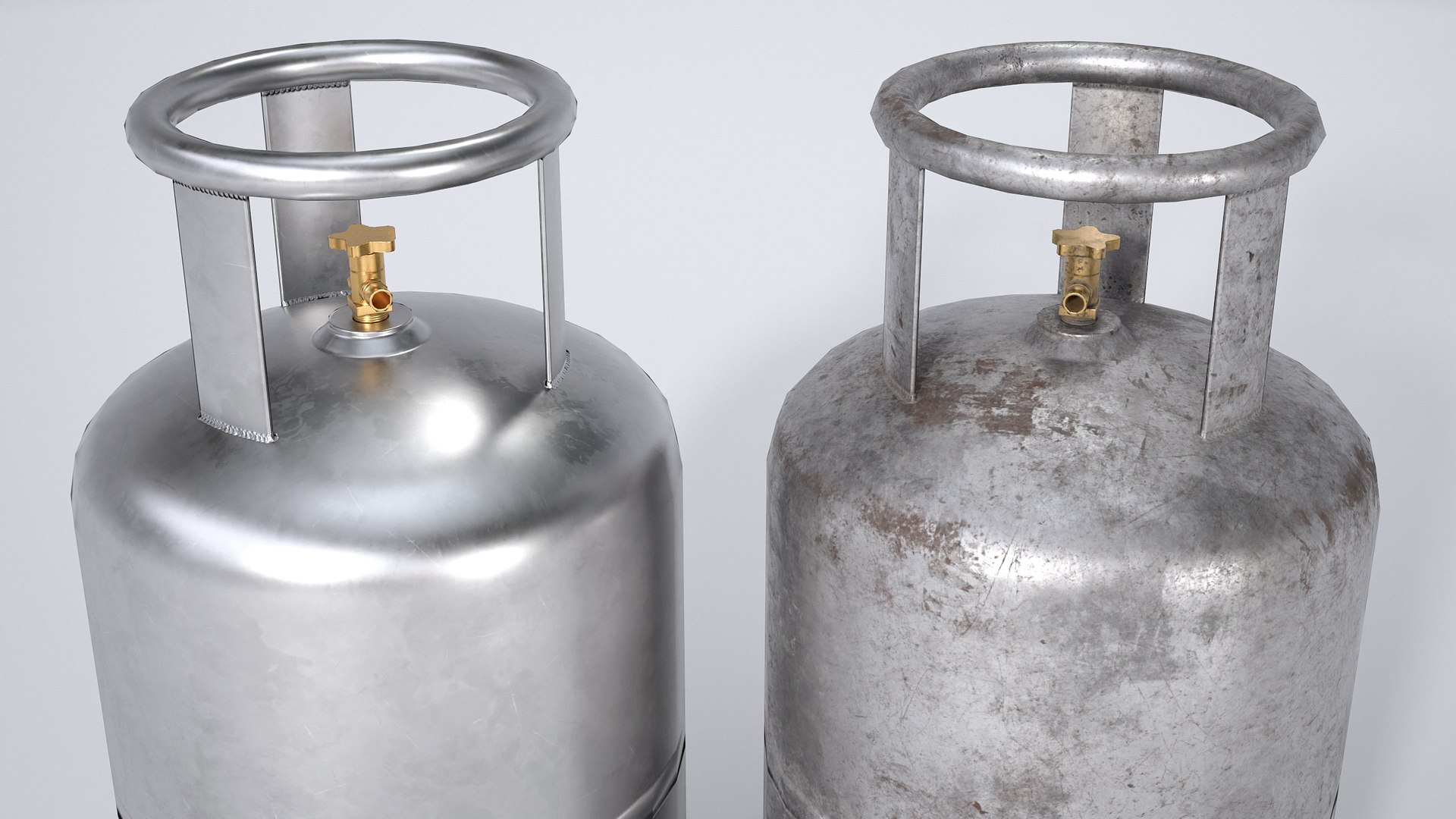 3D Metal LPG Gas Cylinder TurboSquid 2308318
