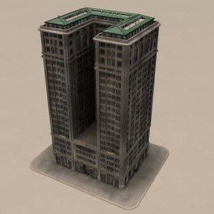 skyscraper new york obj