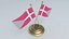 State Flag of Denmark 3D Model