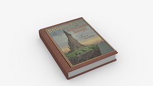 Old Reading Book Rigged and Animated 3D model