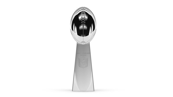 Vince Lombardi Trophy NFL Super Bowl champions 3D Model