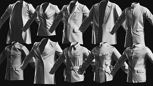3D Basemesh Blazer Jacket Collection
