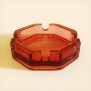 3D ashtray smoking