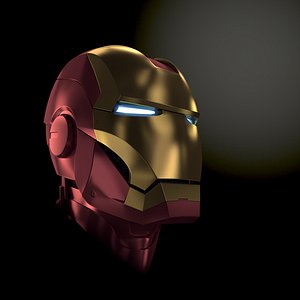 Iron Man Helmet 3D Models for Download | TurboSquid