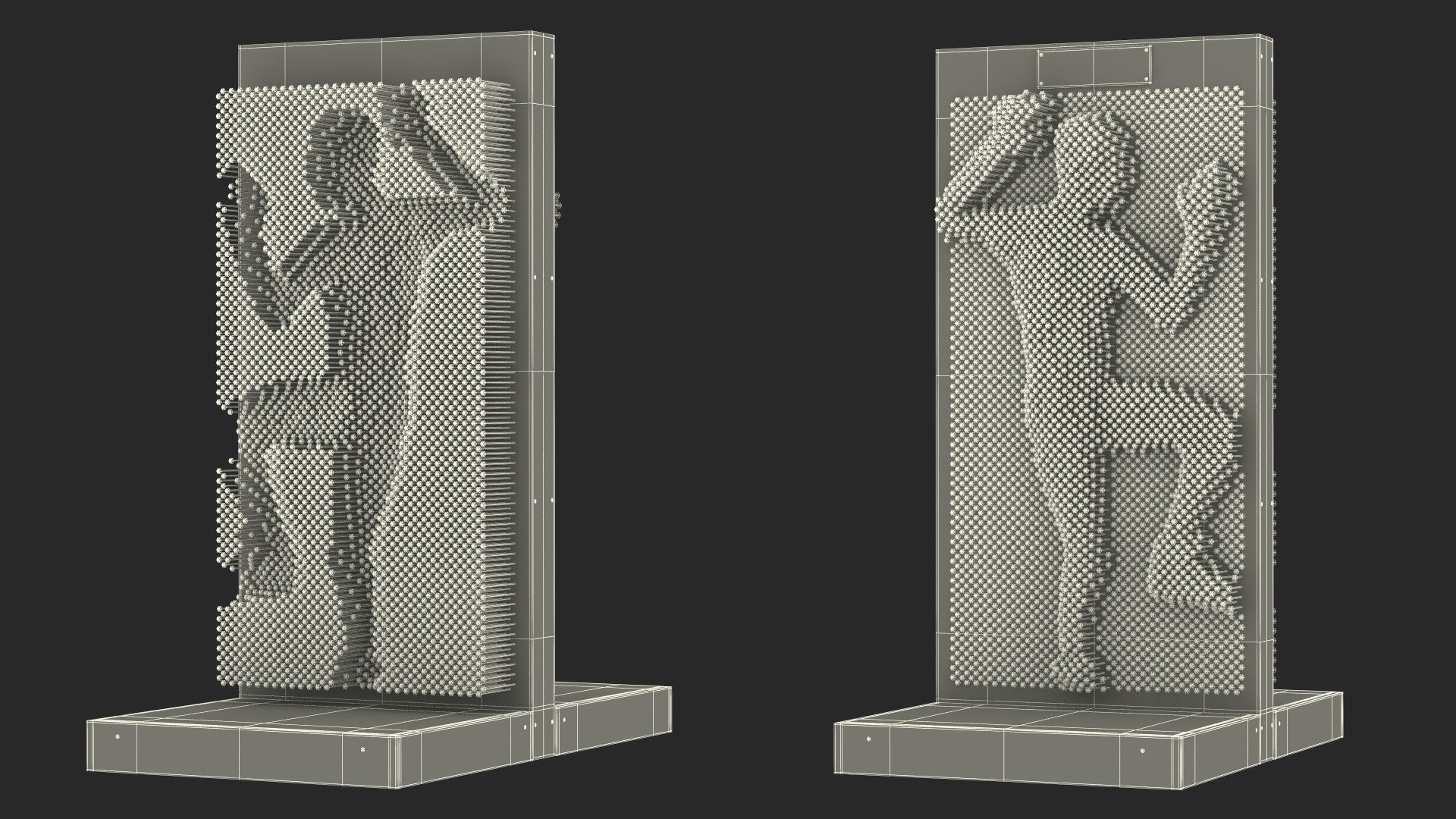 Pin Art Installation Dancing Man model https://p.turbosquid.com/ts-thumb/LN/IC271M/7R/pinartinstallationdancingman3dmodel023/jpg/1700725565/1920x1080/fit_q87/b6eba20fc3278e205a72bf795294a1d27840ad48/pinartinstallationdancingman3dmodel023.jpg