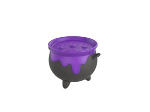 3D Cartoon Cauldron