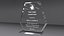 3 piece award glass