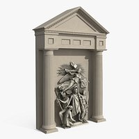 Angelic War Memorial Niche Beige