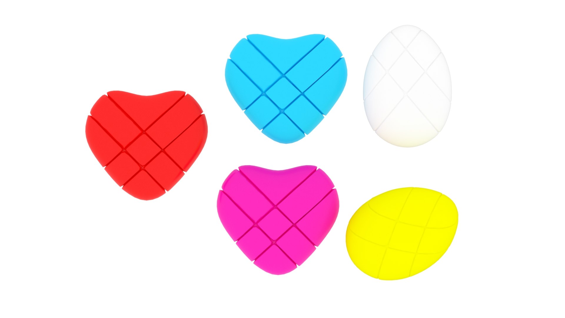 3D Heart Cubes and Morph Eggs Set https://p.turbosquid.com/ts-thumb/LN/QivyHO/67/heartcubesandmorpheggs2/jpg/1619616196/1920x1080/fit_q87/4f38a81c8842d915283d5fafac117b237473b8dc/heartcubesandmorpheggs2.jpg