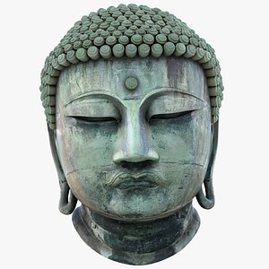 Great Buddha Head 3D Model