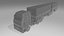 Volvo FH 460 bitrem low poly 3D
