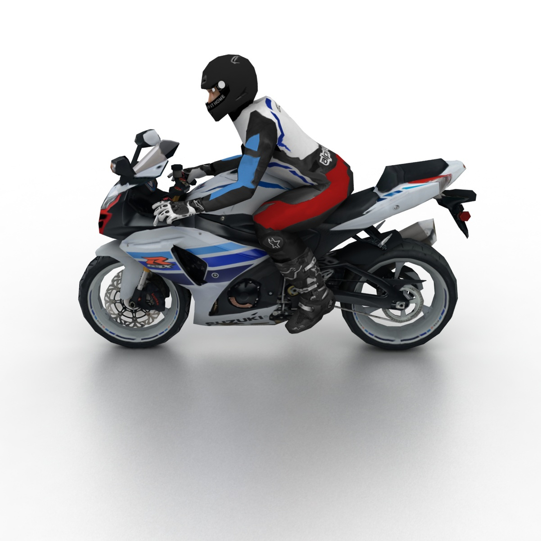 3d Model Of 2014 Suzuki Gsx-r 1000