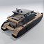 VisionF 80 Black solar powered catamaran 3D model