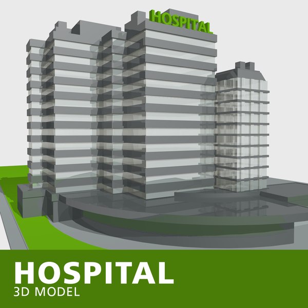 3D model hospital - TurboSquid 1262244