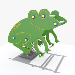 Frog Rider 3D model
