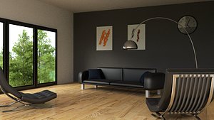 3D lounge room