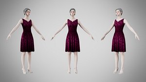 Dress 36 Velvet Plum Dream