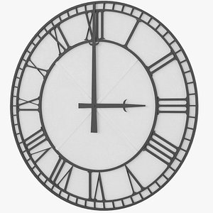 Tower Roman Clock Face