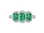 Ring with emeralds
