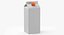 Juice Carton Large Blank and Generic Label model