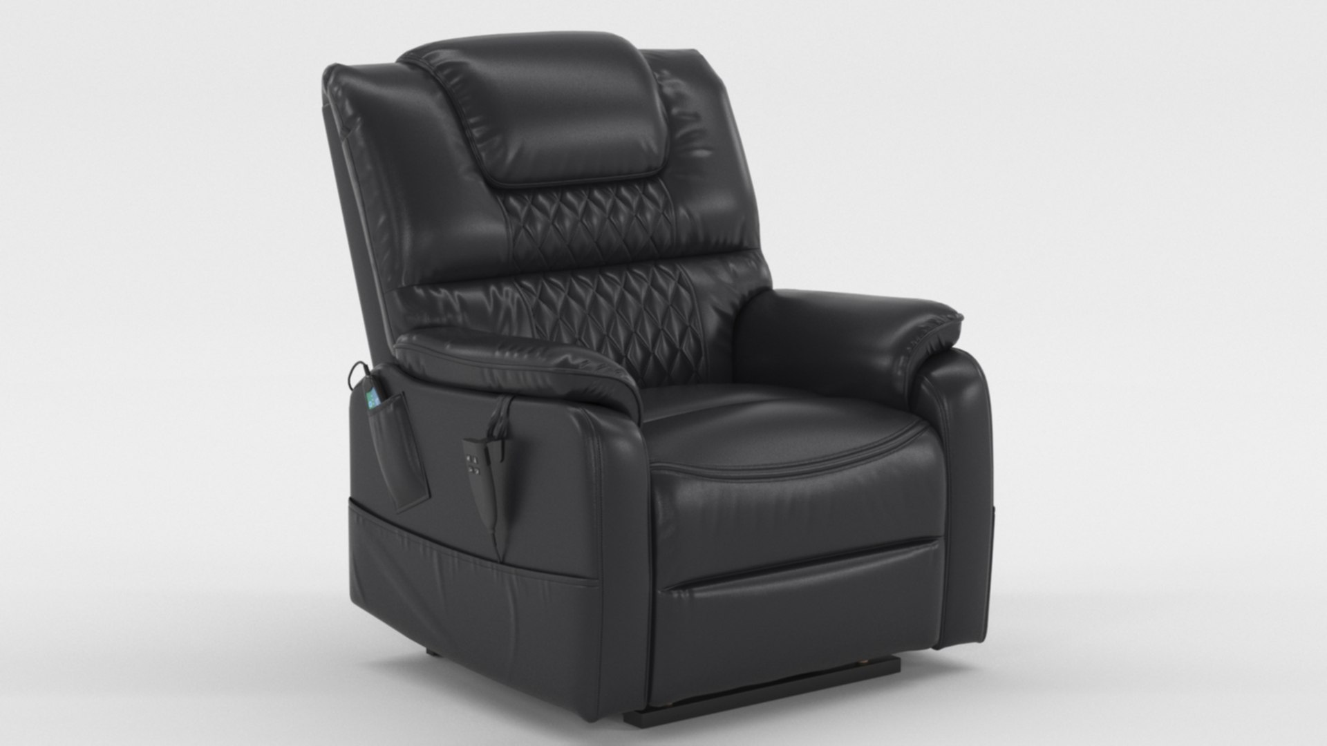 3D LUSPAZ Large Reclining Chair With Electrical Elevation For Elder ...