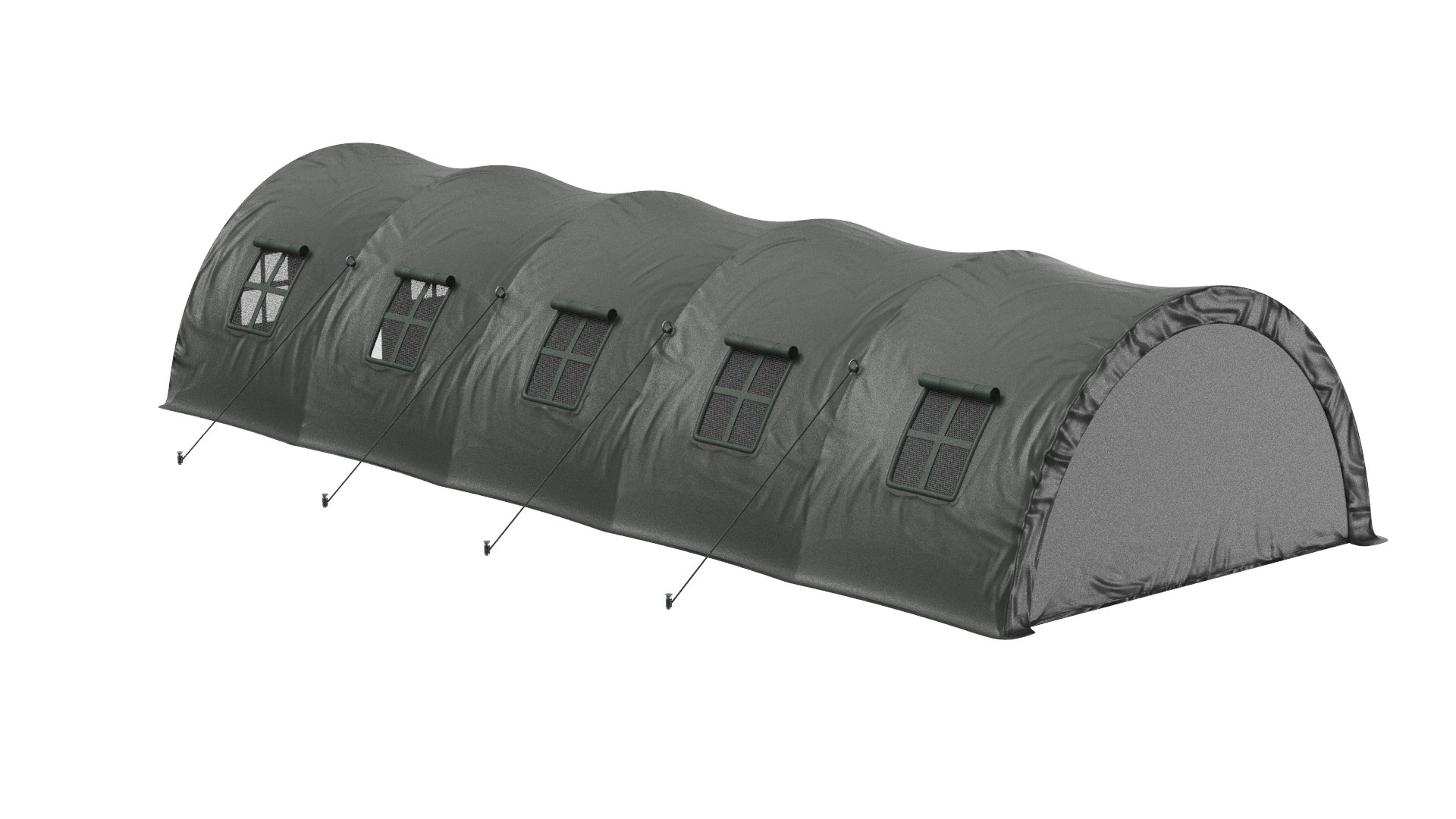 3D Detailed Military Tent Model - TurboSquid 2198349