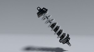 coilover shock absorber 3D model