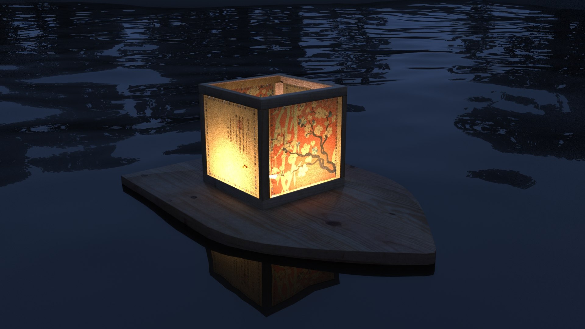 3D Water Lantern Scene https://p.turbosquid.com/ts-thumb/LN/uwQDW9/9Z/lantern_2_1/jpg/1683805349/1920x1080/fit_q87/7cfadf4b2d93ffae4096a81c617e9e44832f5ee9/lantern_2_1.jpg
