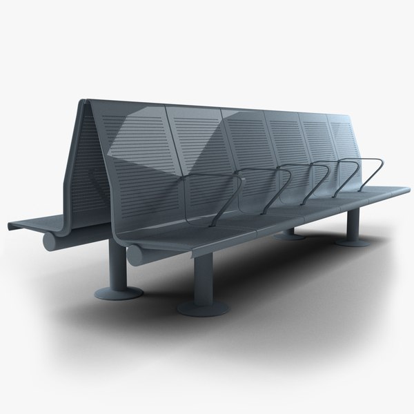 Seating public 3D model - TurboSquid 1302069