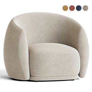 3D model PacificArmchairVitra