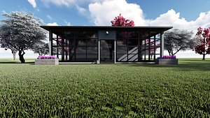 winter garden 3D model