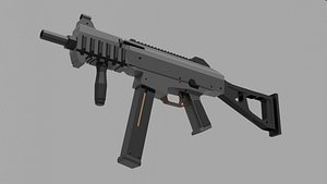 3D model Low ply UMP-45